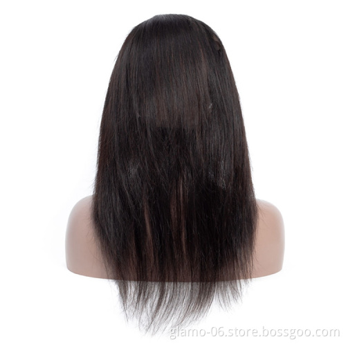 Annione Virgin Hair Human Hair Supplier Vietnamese U Part Curly Wig HD Lace Frontal Wig 360 Lace Wigs Natural Brazilian Hair